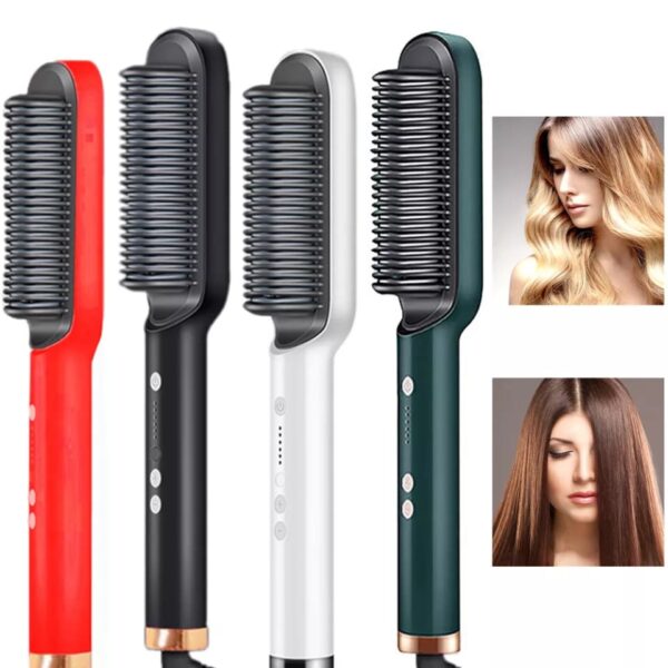 100 % Origional Electrict Hair Straightener Iron Brush And Comp