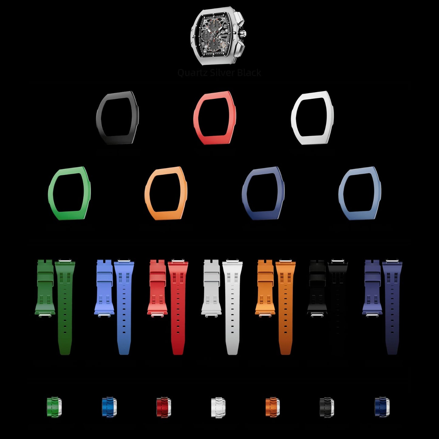Atomic-Interchangeable Calendar Watch Combo (7-in-1)