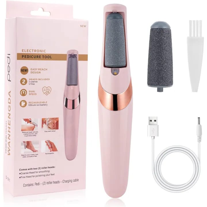 2 in 1 Electric Callus Remover Pedicure With premiam quality (Allowed To Open check Parcel)