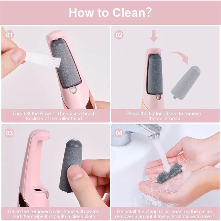 2 in 1 Electric Callus Remover Pedicure With premiam quality (Allowed To Open check Parcel)