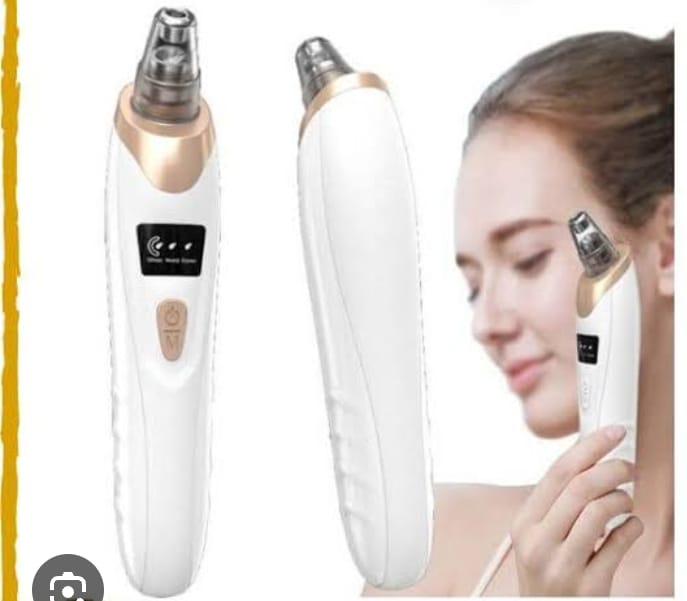 100 % Rechargable Blackhead Removal  Derma Suction 4 In 1