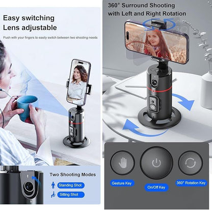 Auto Face Tracking Tripod | حامل هاتف ذكي مع تتبع تلقائي