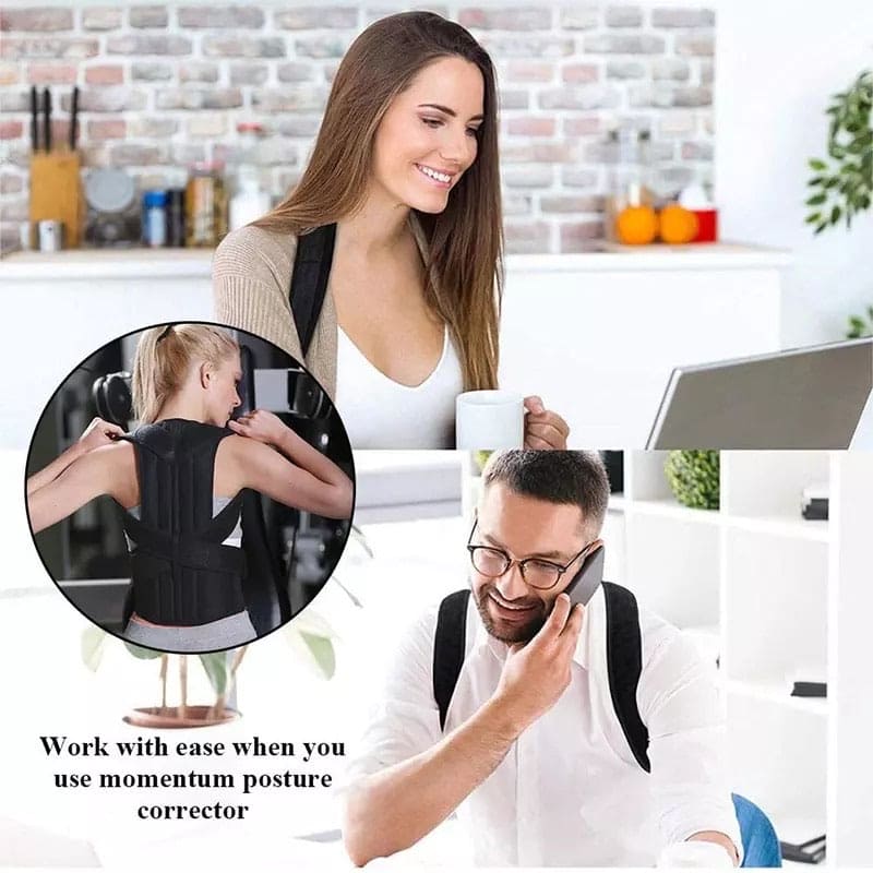 100 % Origional Adjustable Posture Corrector Back Belt Male For Female With premium Iron Rods