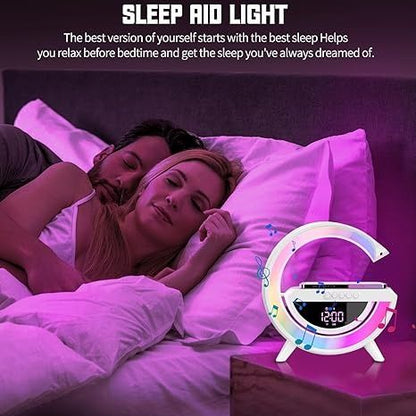 Led Wireless Charger Speaker | سماعة مع شاحن لاسلكي LED