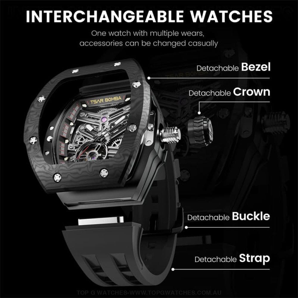 Atomic-Interchangeable Calendar Watch Combo (7-in-1)